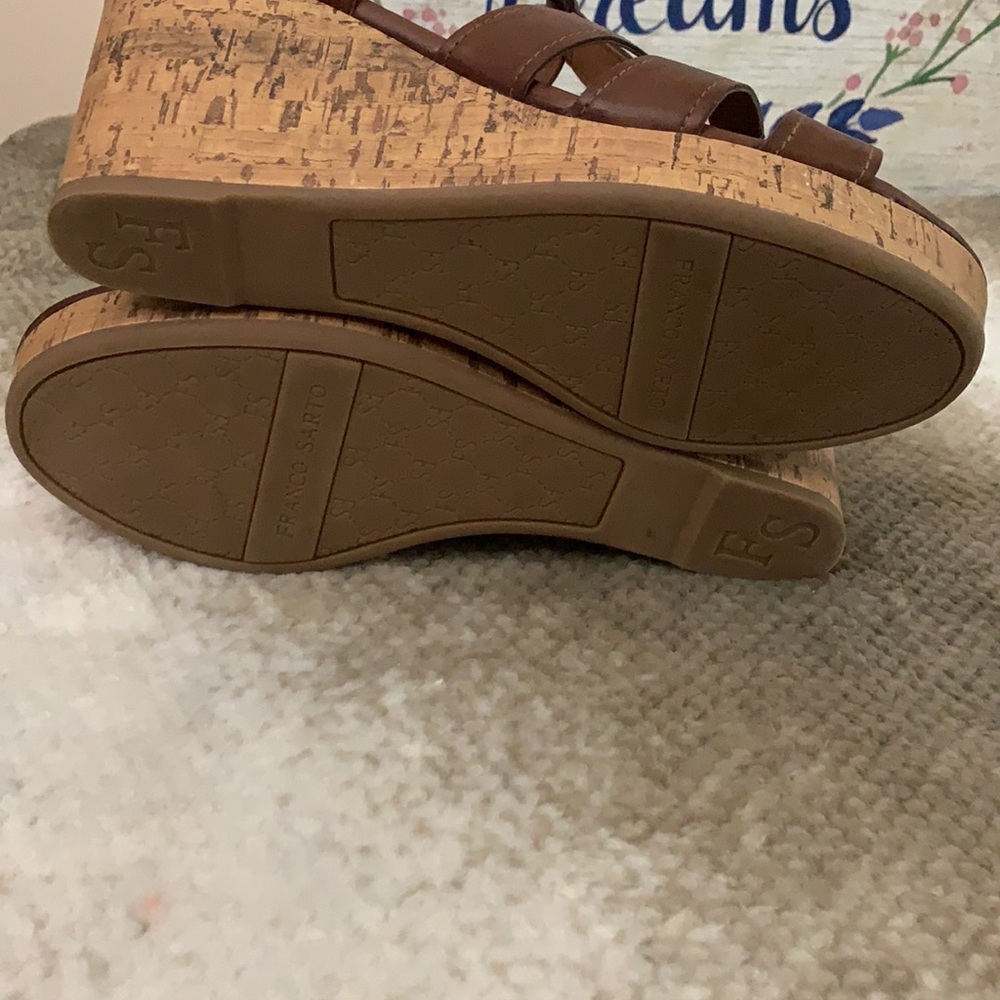 FRANCO SARTO Leather sandals.. NEW - Picture 5 of 6